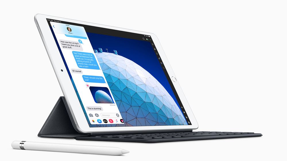 Apple har lansert to nye iPader Digi.no Smart Keyboard og Apple Pencil Test: iPad Air (2019